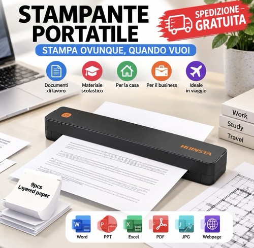 Stampante termica portatile - portatile, a4